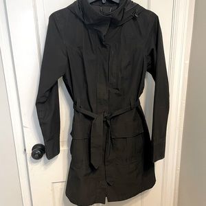 The North Face women’s black trench raincoat
